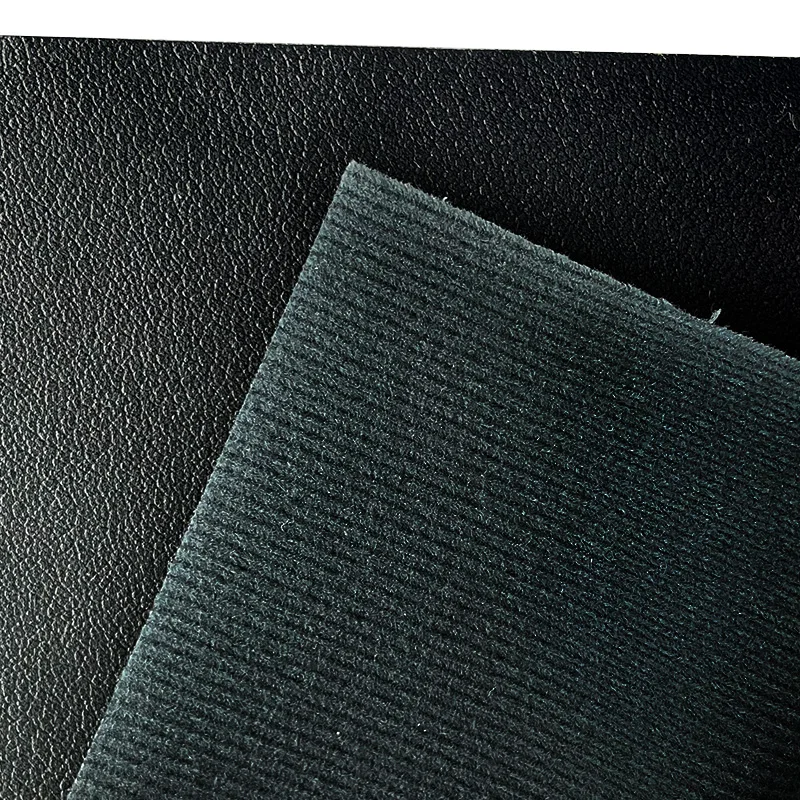 Thickness 0.6mm Solid color Supreme lychee pattern for Sofa holster and wallet and Briefcase and Stationery Supplies pu leather