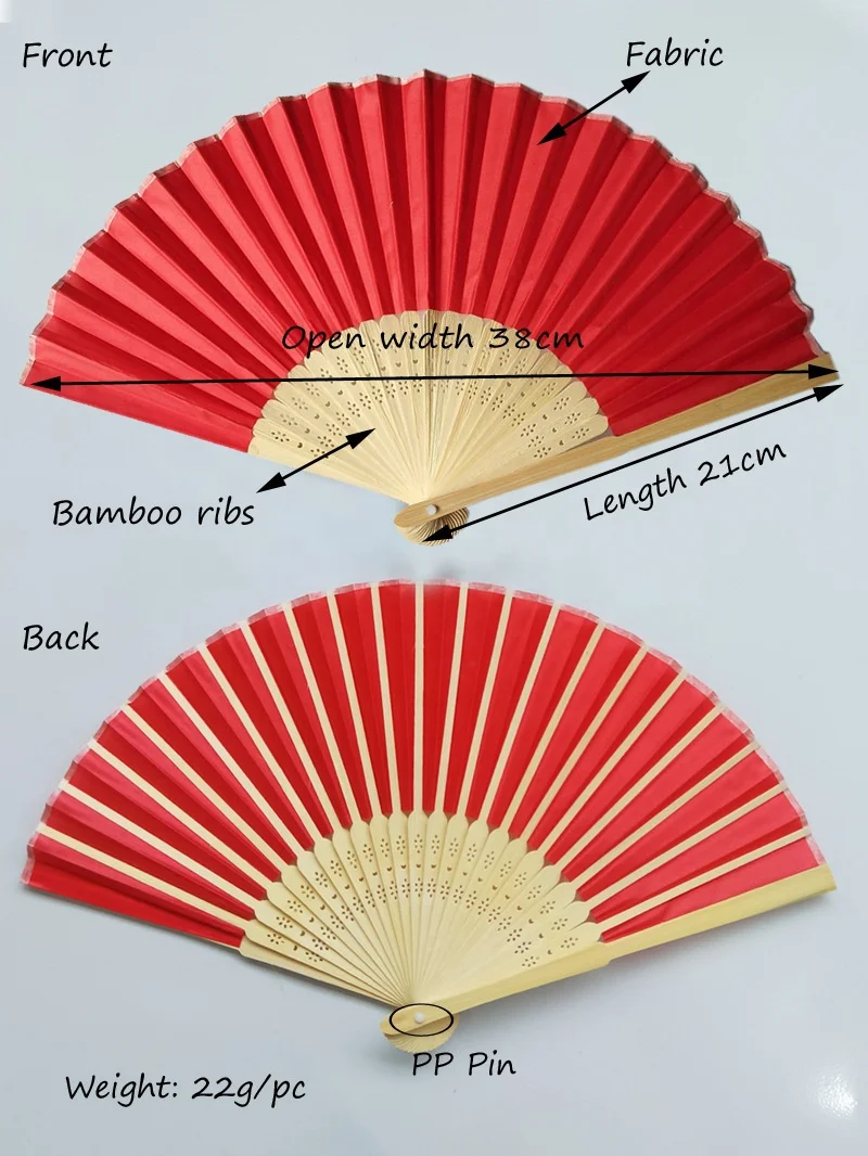 Custom Bamboo Craft Hand Fan Sale For Women White Black Pink Color Silk Wedding Fan Favor Personalized Bridal Baby Shower Gifts