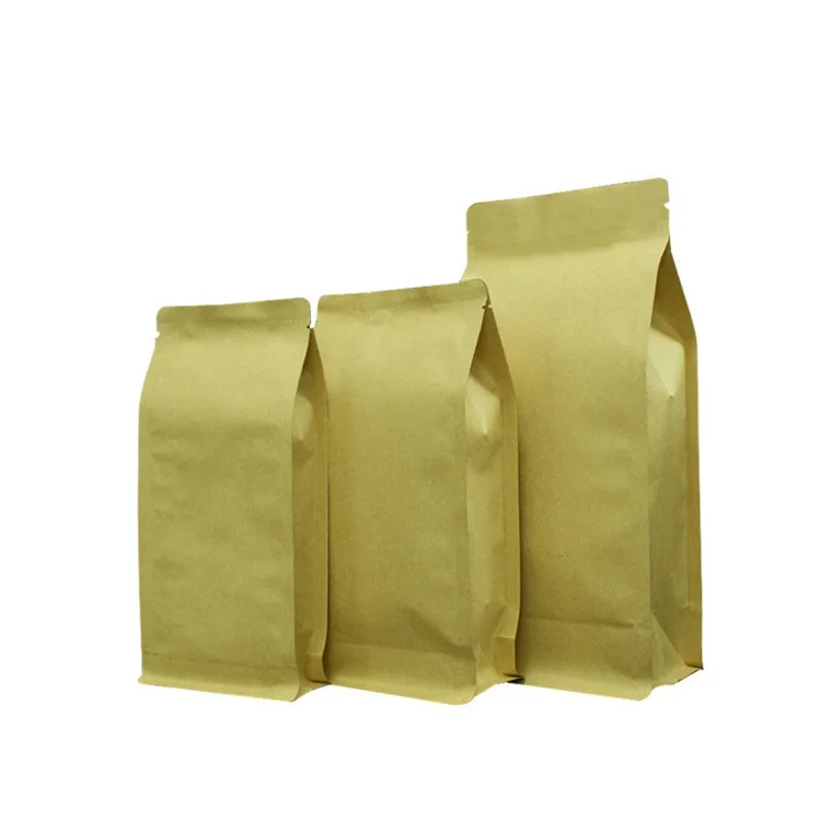 Плоский низ Ziplock мешок Алюминиевая фольга для упаковки кофе