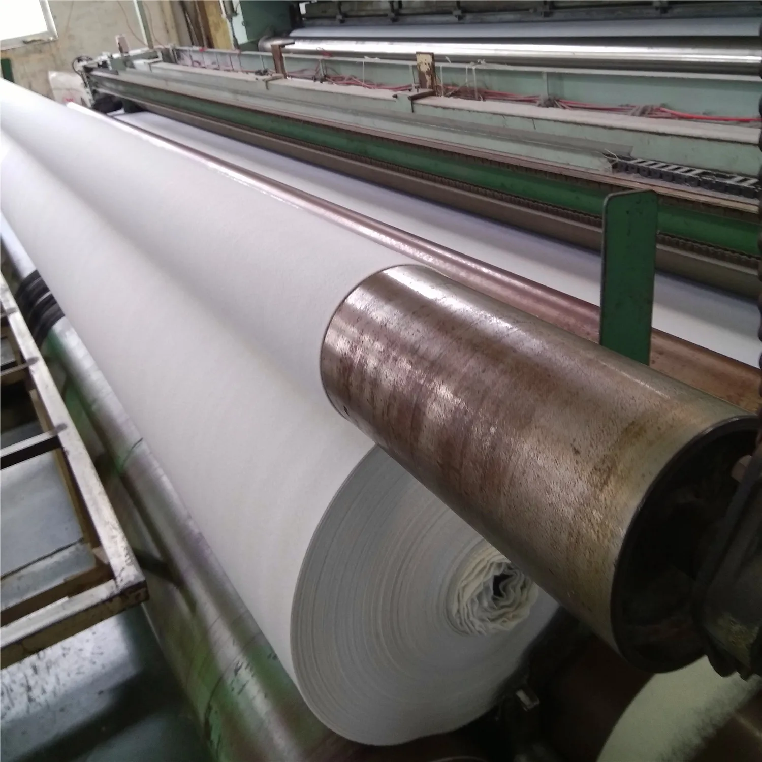 Manufacturer prices PET PP non woven short fibre heating or not polypropylene geotextile filter fabric