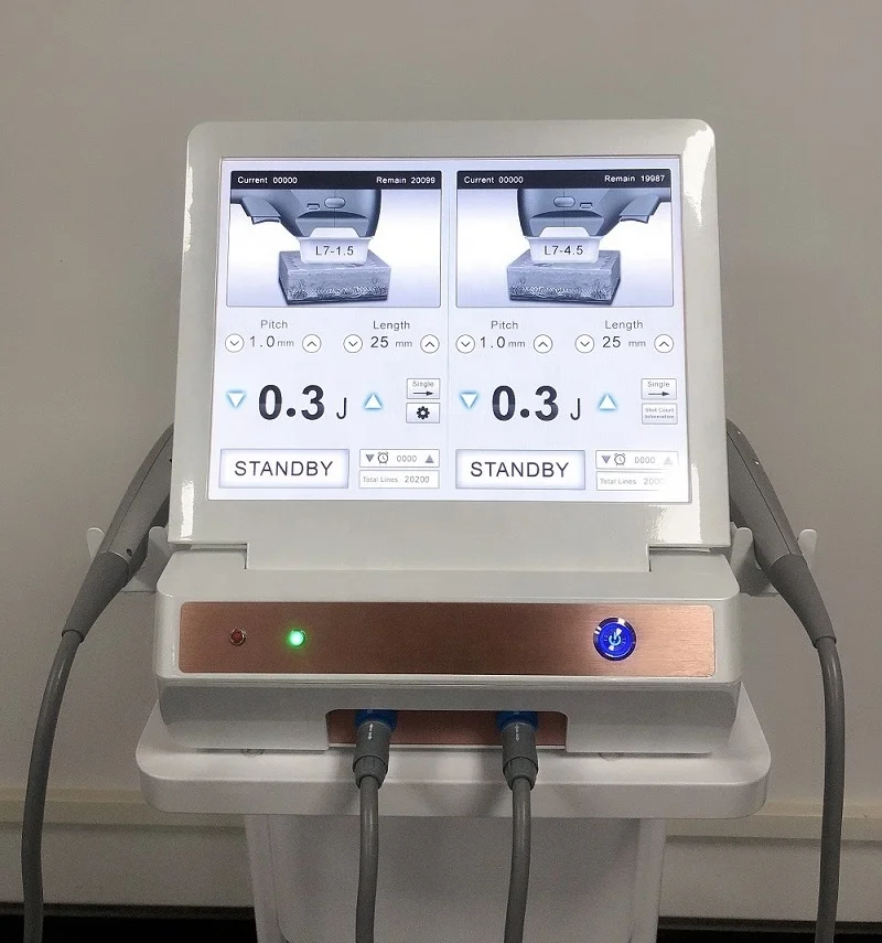 Portable 20000 shots Korea HIFU 7D Face Lifting Anti-wrinkle Machine 7d hifu Machine