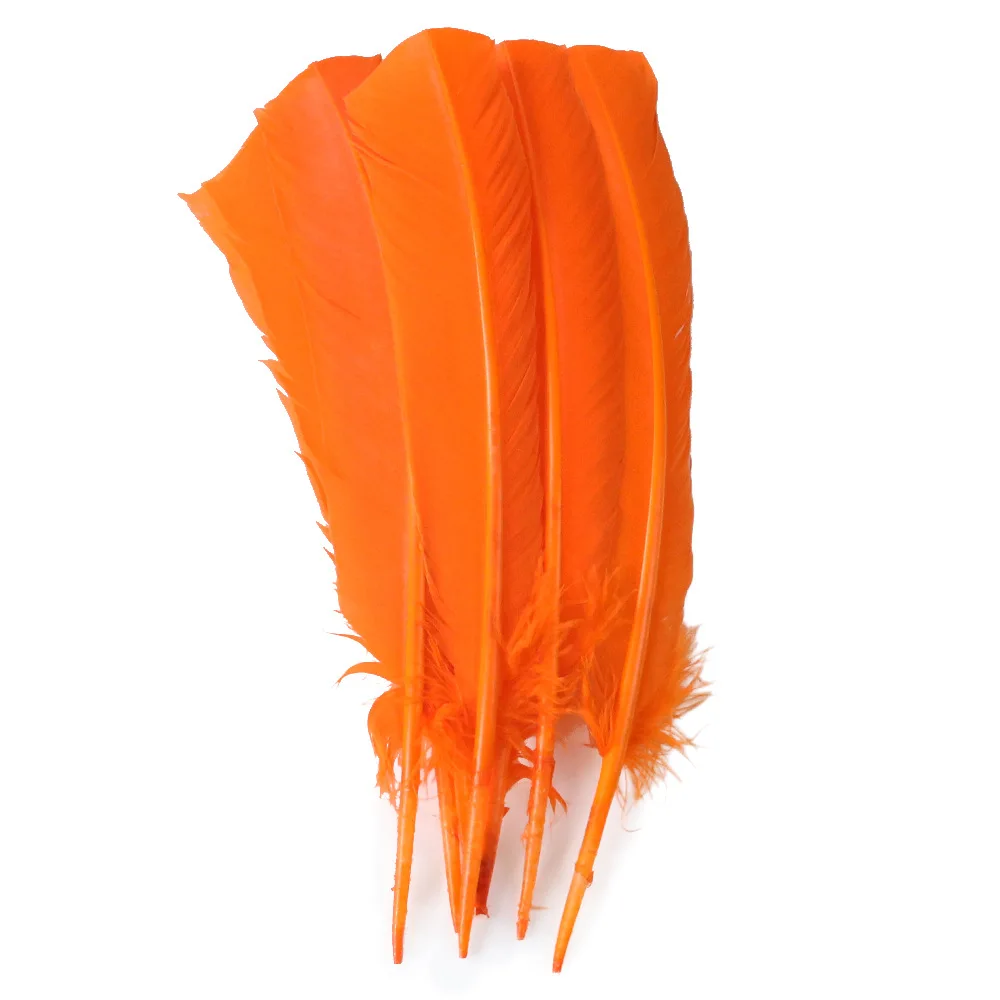 Cheap natural colorful dream catcher feathers for carnival costumes white pink decorative turkey feather