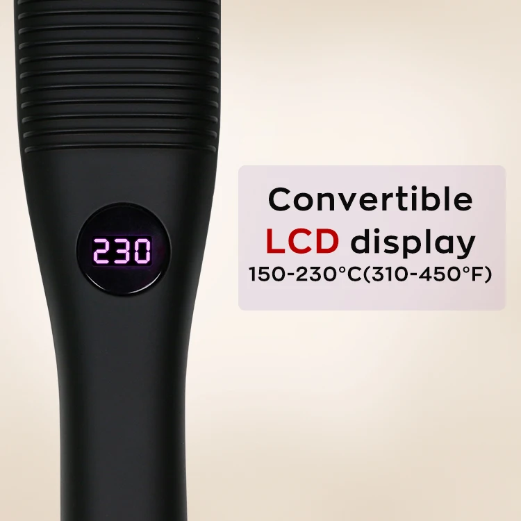 Portable Usb Iron Straightener Rechargeable Negative Ionic Cordless Mini Electric Hair Brush Hair Straightener Comb