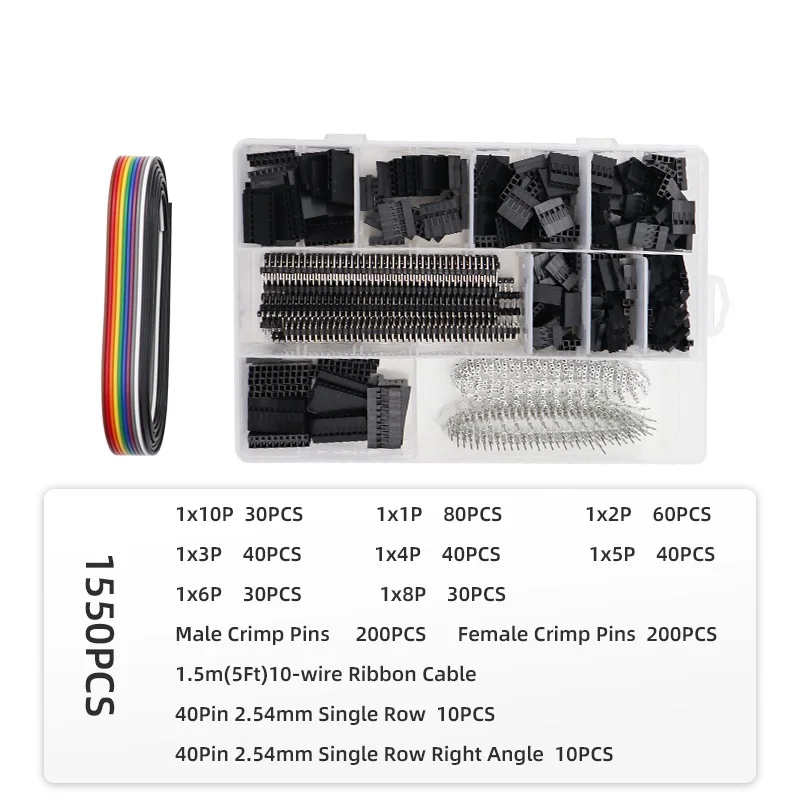 SN-28B 460PCS1550PCS Crimper Tool kit Crimping Plier set XH2.54 SM plug spring clamp JST ZH1.5 2.0PH 2.5XH EH SM Servo Connector