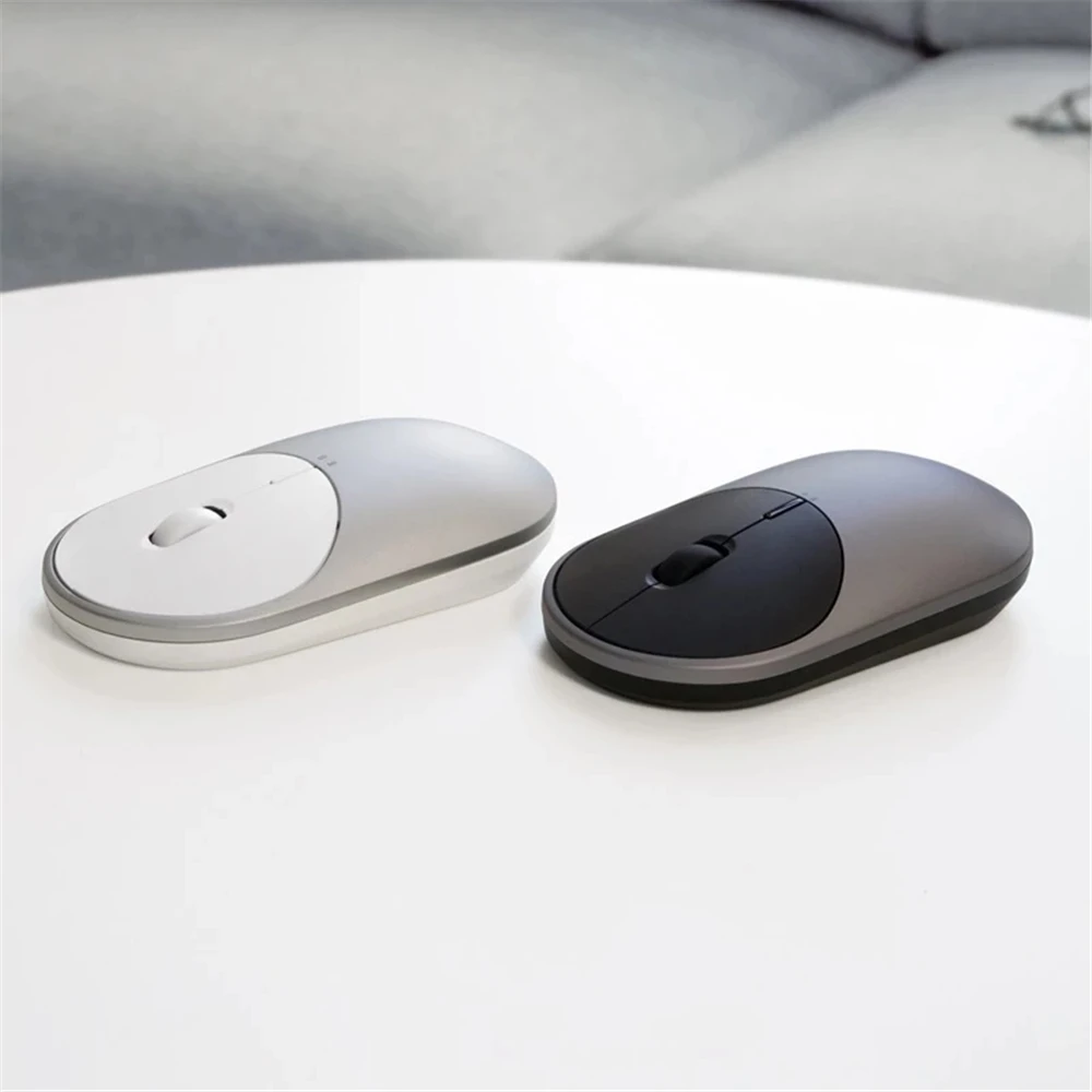 Mi Portable Mouse 2 Wireless Connection 4.2 RF 2.4GHz 4000DPI Adjustable Dual Mode Connect