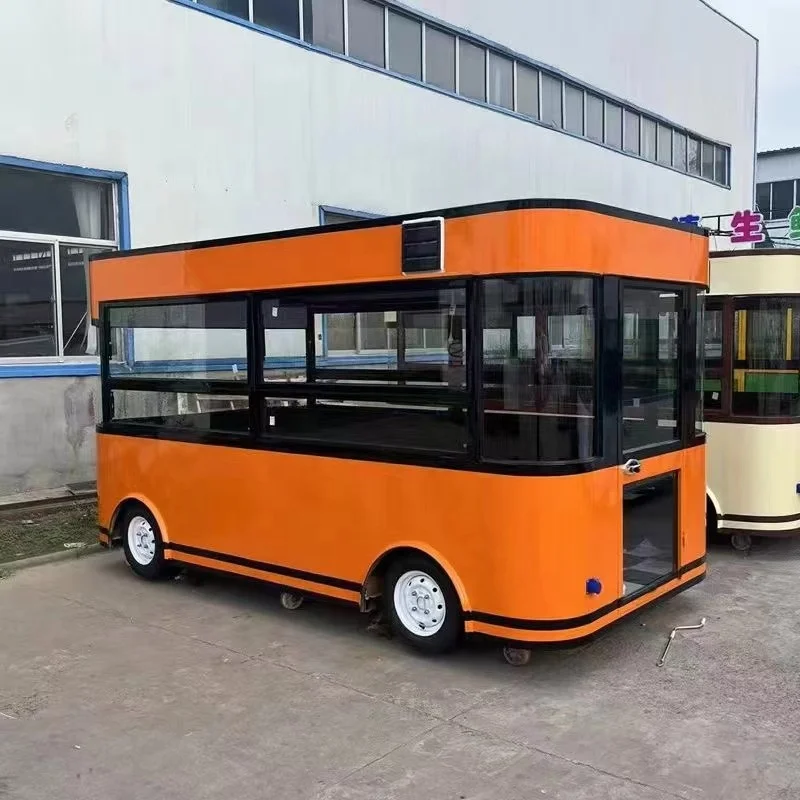Electric Three-wheeled Dining Car Multi-functional Stall Outdoor Beverage Dining Car Can Be Customized Mobile Food Truck