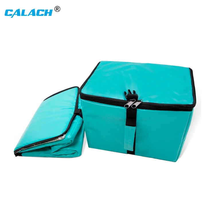 Рекламная многоразовая теплоизоляционная сумка для доставки еды пиццы складная переносная охлаждения льда