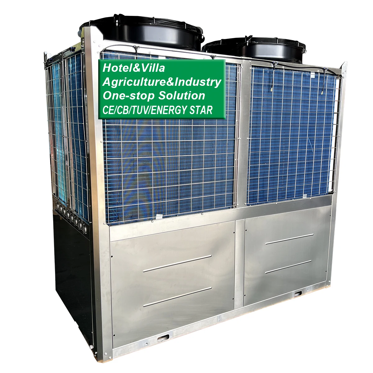 custom Commercial industrial use high temp air source heat pump 80 degc for radiator heating