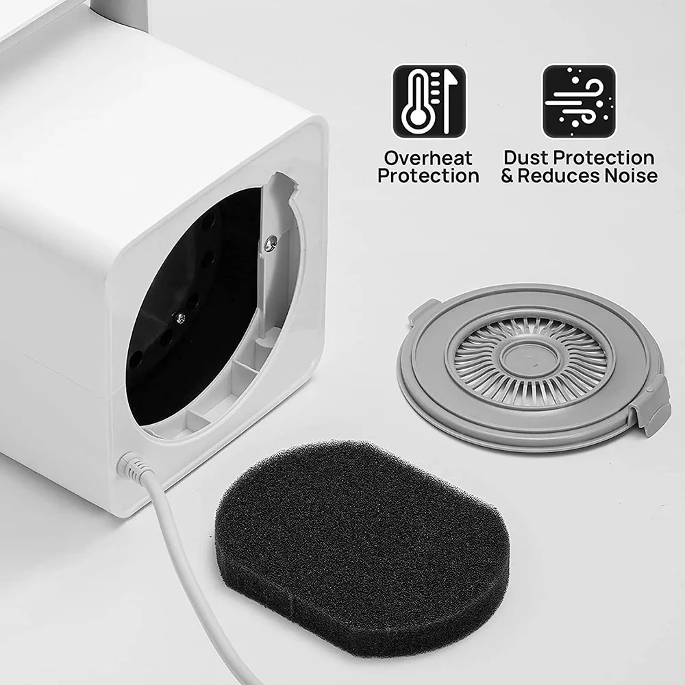 Adjustable 2800W Pet Dog Hair Dryer Anion Speed Dog Grooming Blaster 4 Nozzles Temperature-adjustable Airflow