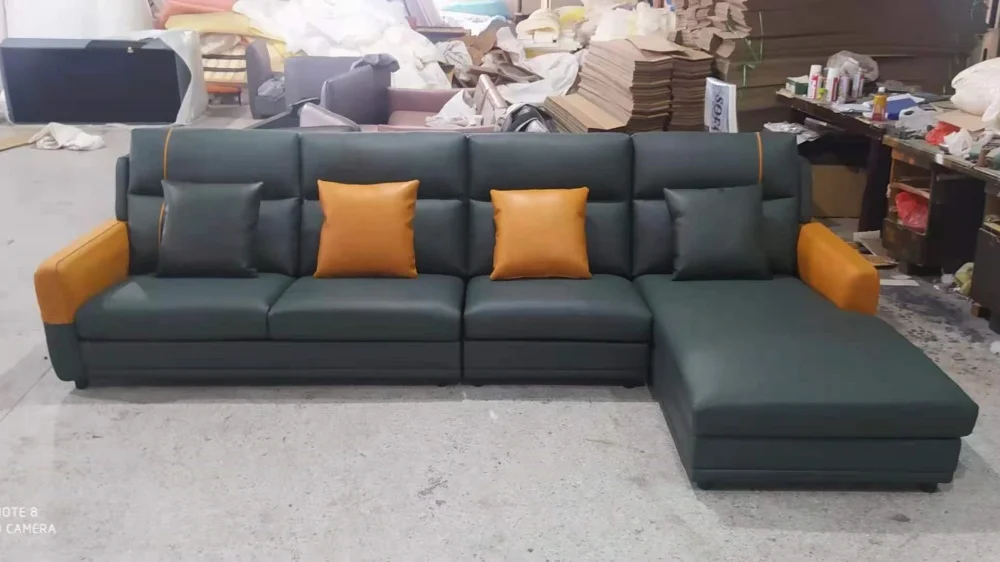 Modern Design Of Living Room Furniture Light Luxury Living Room Sofa Set Simple But Not Lose The Beauty Of The Corner Sofa