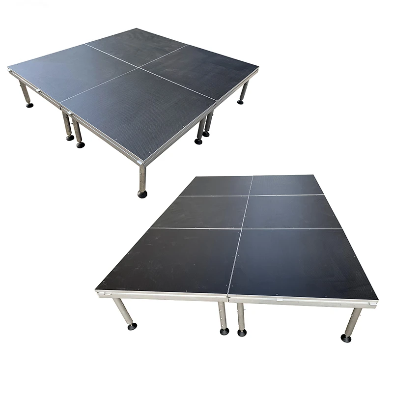 professional big Aluminum alloy stage cheap portable Customized podium