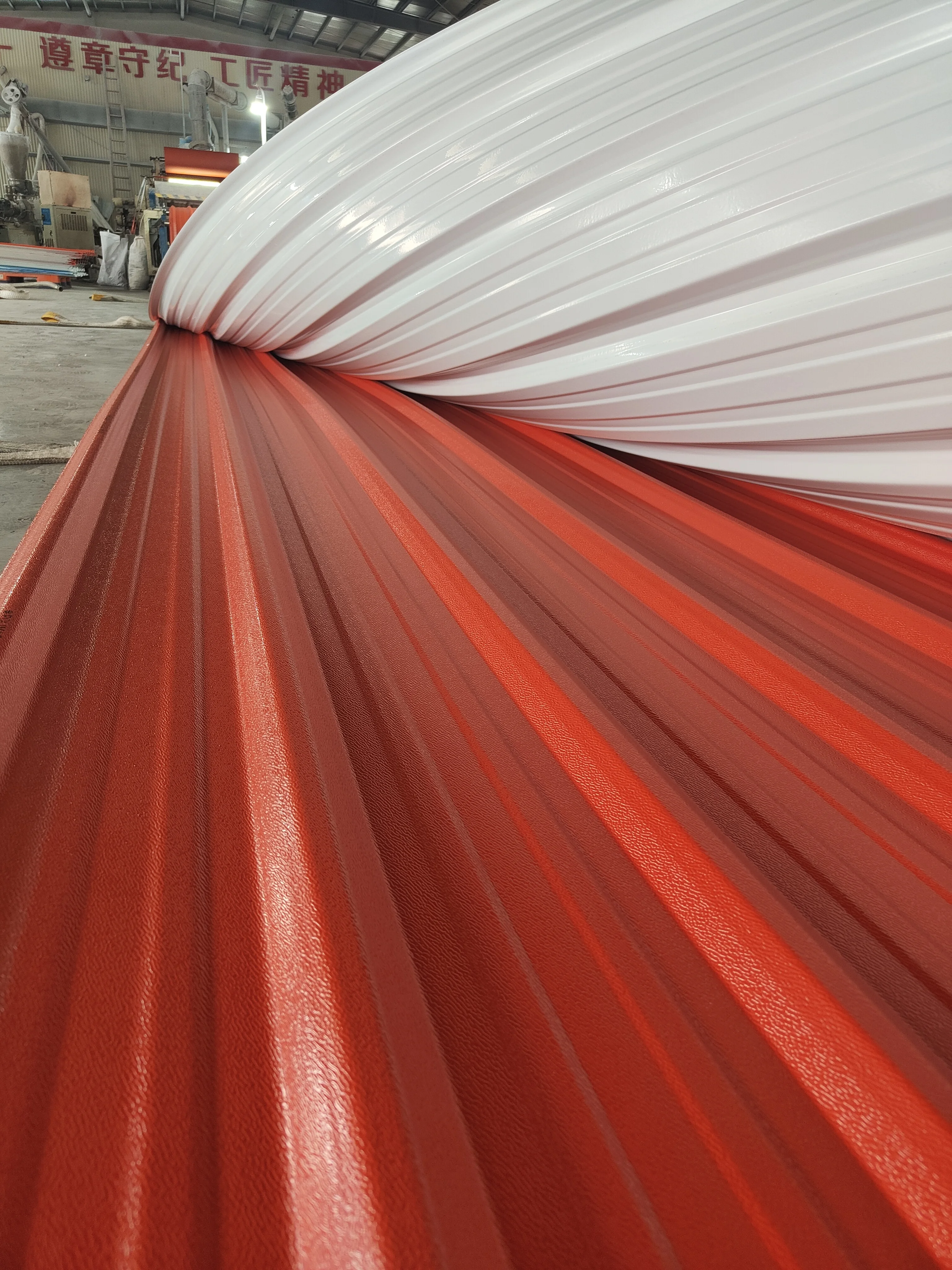 heat proof roofing materials tejas de pvc roof tile PVC