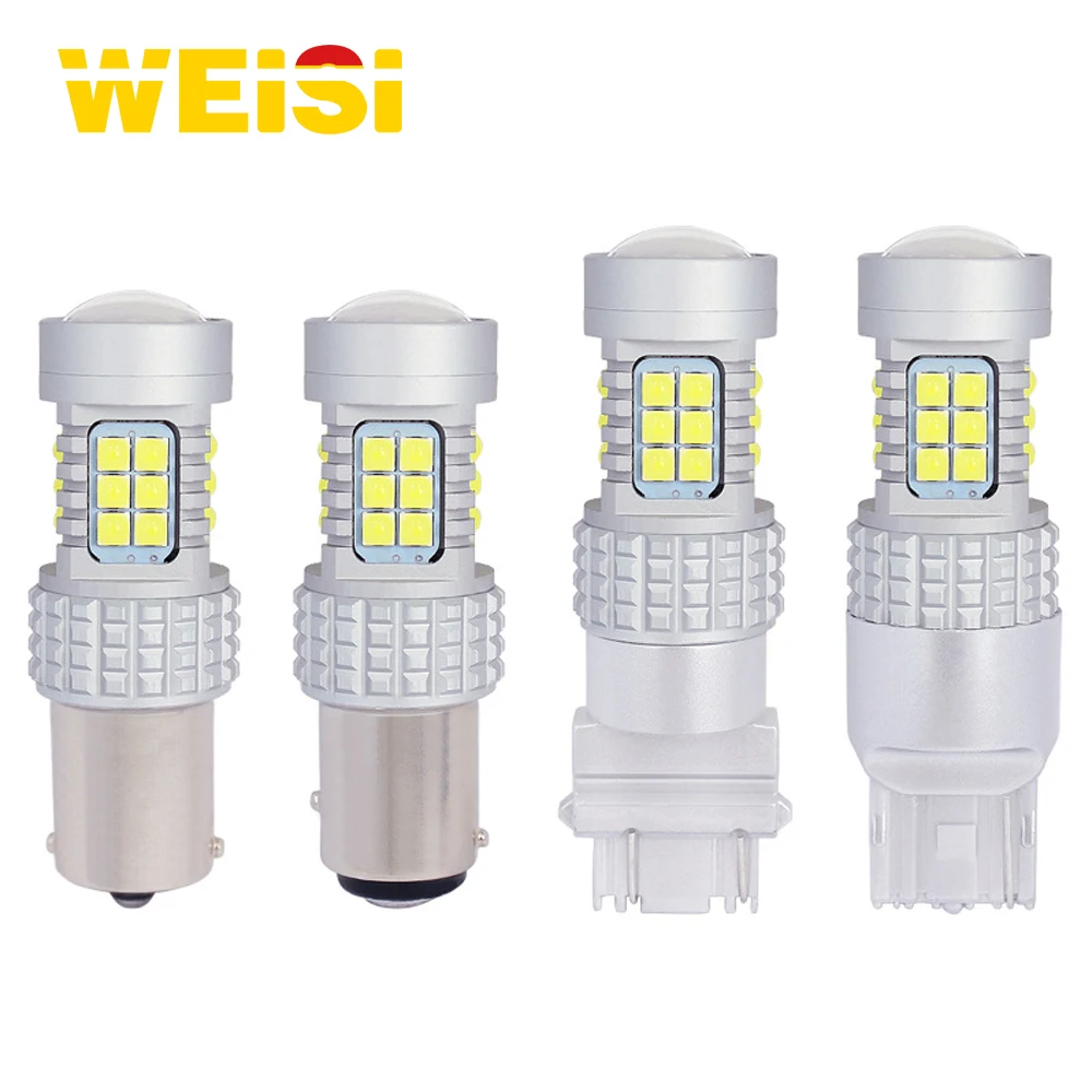 3030 30smd Turn Signal Lights T20 7440 7443 1157 BAY15D 1156 BAU15S BA15S Daytime Running Light Car Tail Backup Reverse Light