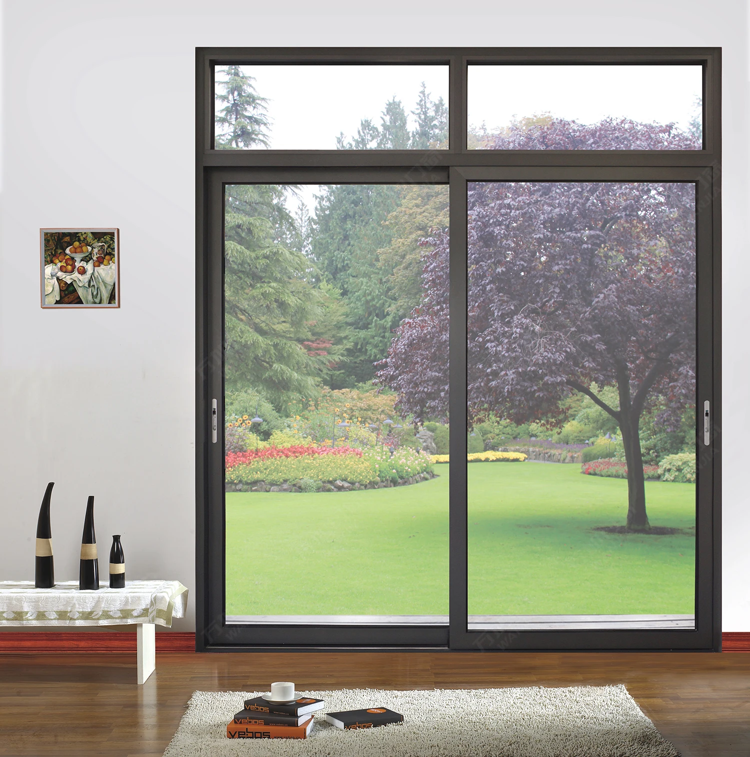 Factory Price Bifold Interior Double Glazed Aluminum Glass Sliding Door