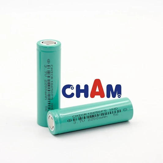 CHAM 18650 lithium ion batteries cell 2200mah rechargeable 3.7V li-ion cylindrical for Power Tools