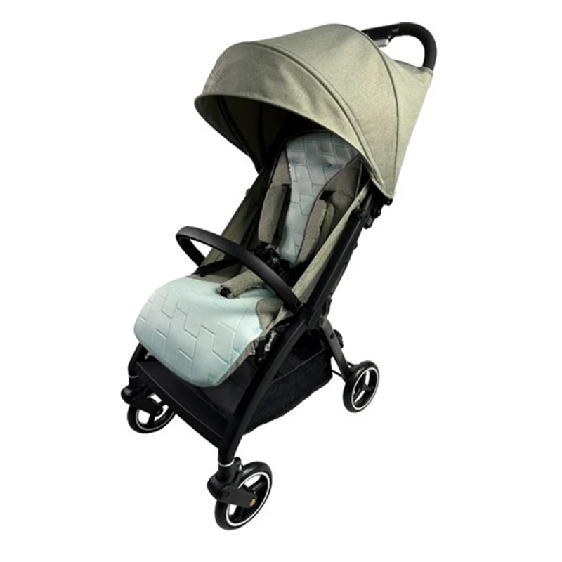 Brightbebe Lightweight Stroller Baby Compact Travel Buggy One Hand Foldable Two Ways Baby Stroller With Dinner Plate