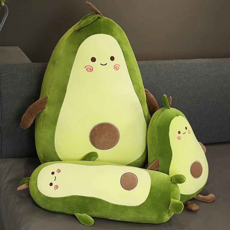 Kawaii авокадо плюшевая игрушка подушка кукла на заказ мягкий