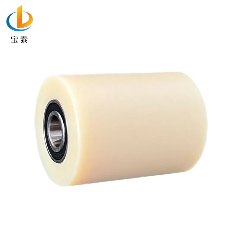 Nylon Bearing Roller Nylon Guide Roller with Bearing  nylon plastic conveyor roller