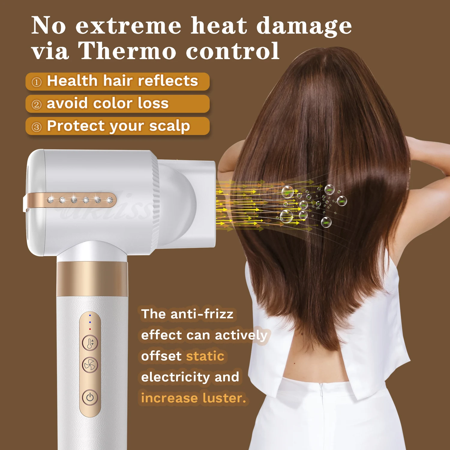 2023 Arabia Hot Air Brush Professional Hair Dryer & Styler 2 In 1 Styling 1200w Hot Air Brush