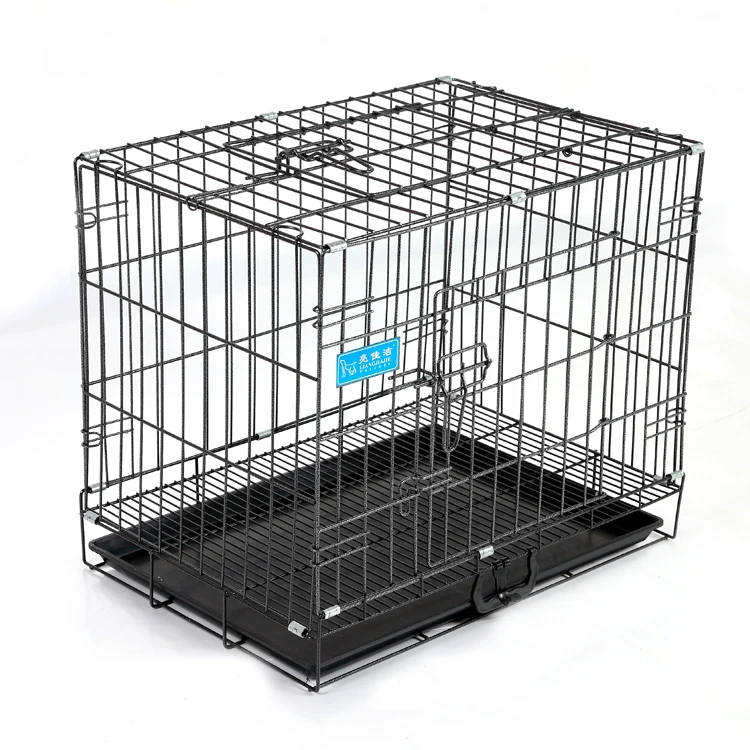 Rushed M Dog Crate Stackable Dog Cage Blue Heavy Duty Carbon Steel Dog Crate For Sale Pet Cage