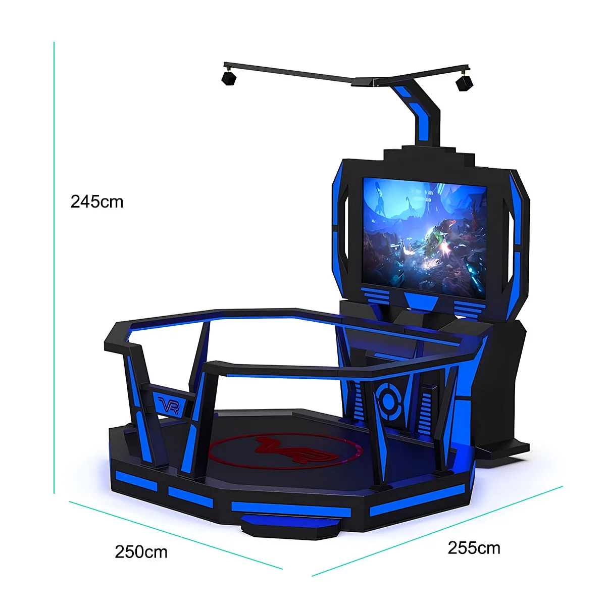 Most Popular 9D VR Infinite Space Movie Equipment Interactive Shooting Game For Kids And Adults