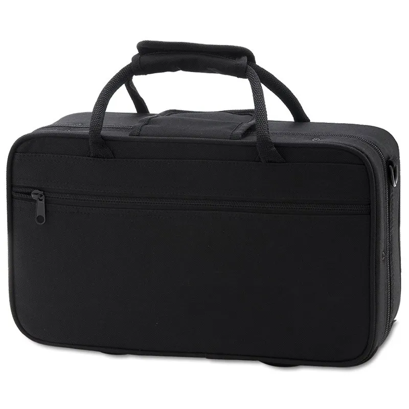 B flat 17 keys clarinet Nickel plated black wind instrument bakelite clarinet with case