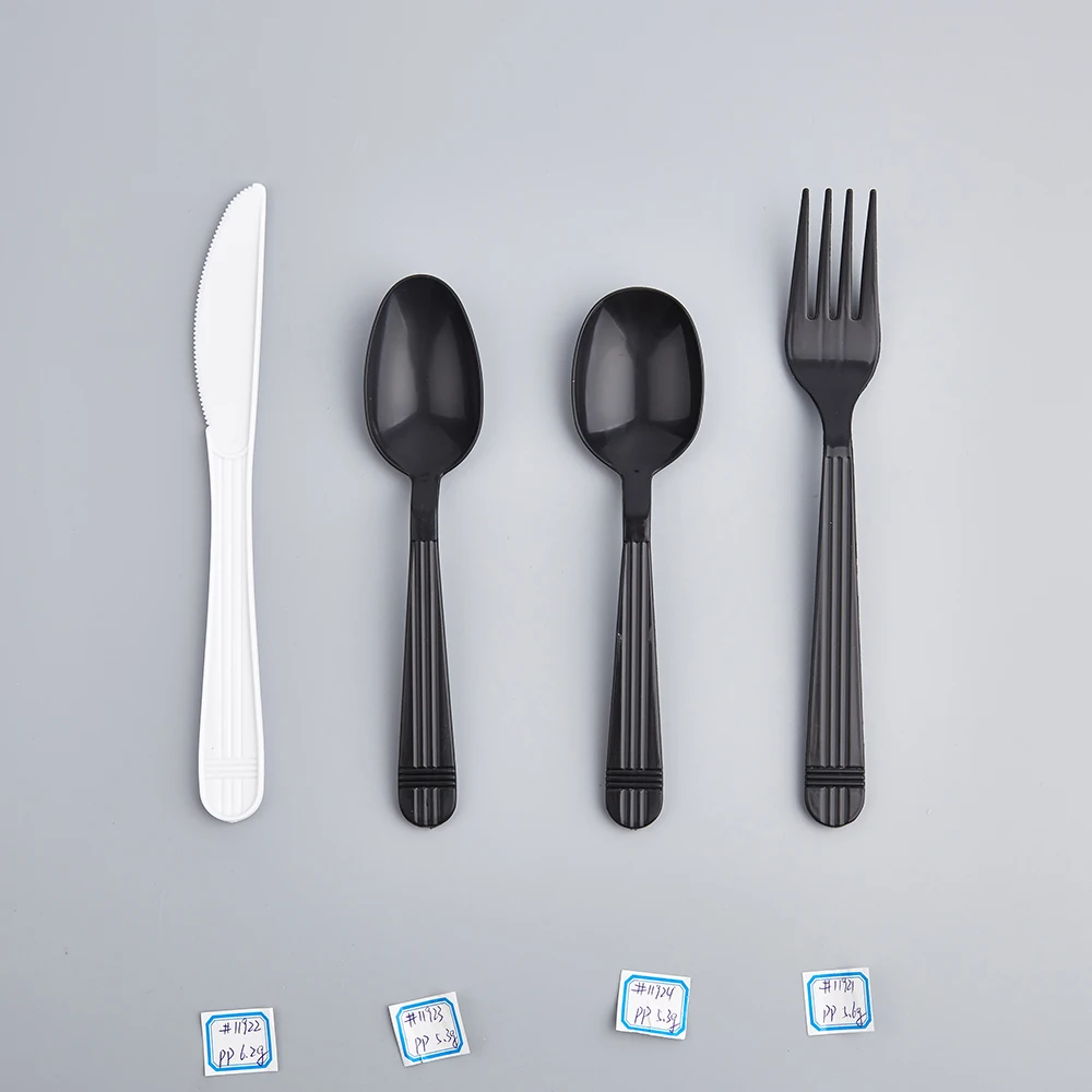 FULING Wholesale White Plastic Fork Heavy Duty Disposable Plastic Cutlery