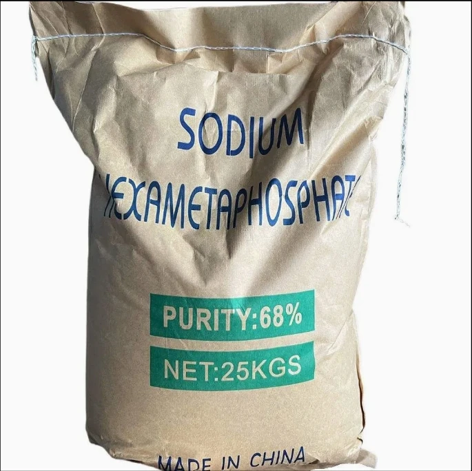 Factory Supply Sodium hexametaphosphate SHMP 68% and STPP PH regulator Sodium polyphosphate for food additives