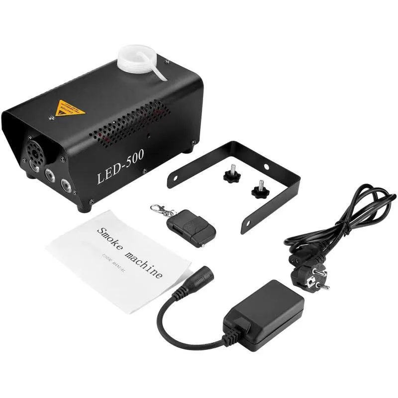 Дымовая машина DJ Fog Machine 400 Вт 500 с проводным пультом дистанционного управления для свадьбы дискотеки вечеринки