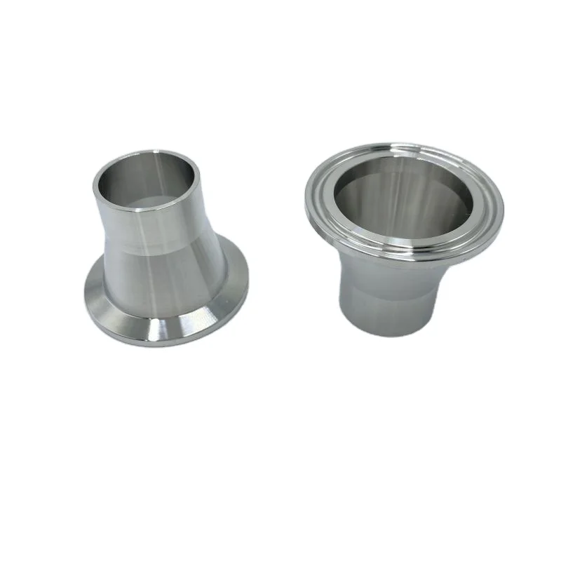 Customized Tri Clamp Reducing Ferrule CNC Machine Sanitary Grade 304/316L Stainless Steel