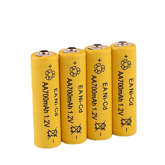 
2021 Newest Rechargeable Ni-CD 1.2V AA 700mAh Battery With Best Facotry Price 