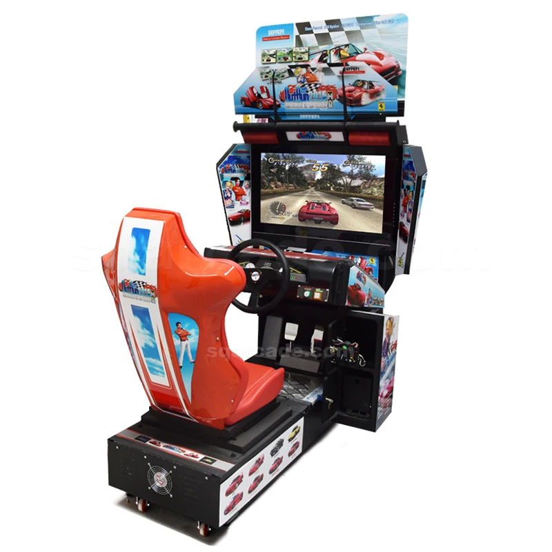 Coin Operated Luxury 32 inch HD Outrun Arcade Game Machine Fantastic Racing Game Arcade Games Simulator