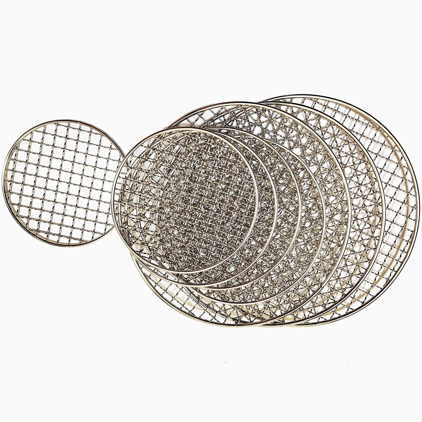 Wholesale Vaiours Size Stainless Steel Wire Round Shape BBQ Grill Grate Wire Mesh
