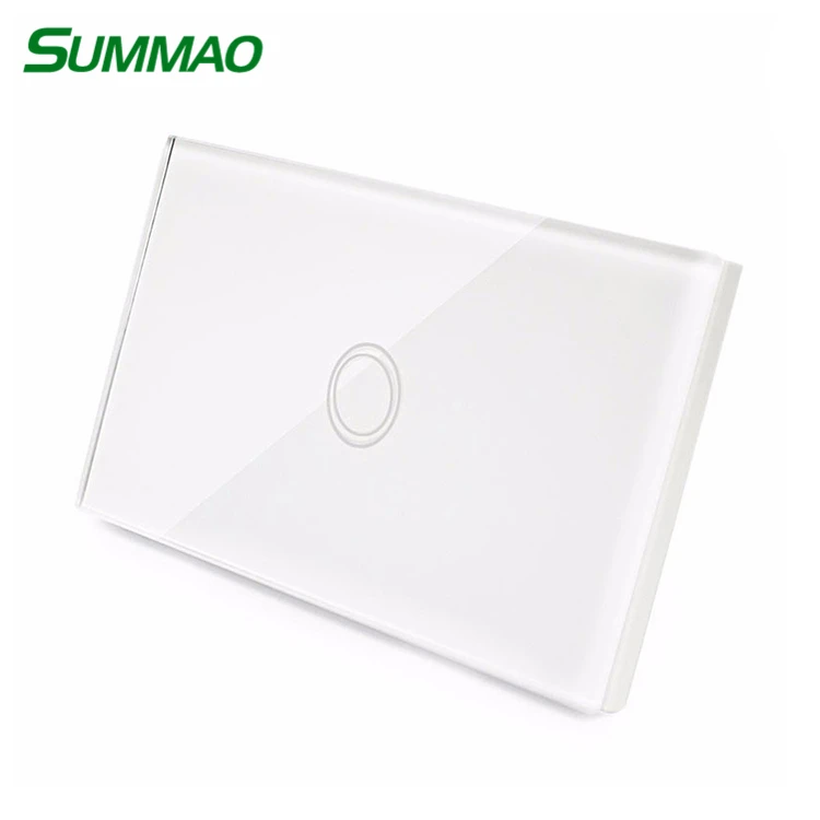 Tempered Glass Wall Light Switch Touch American Style Light Home Switch Touch