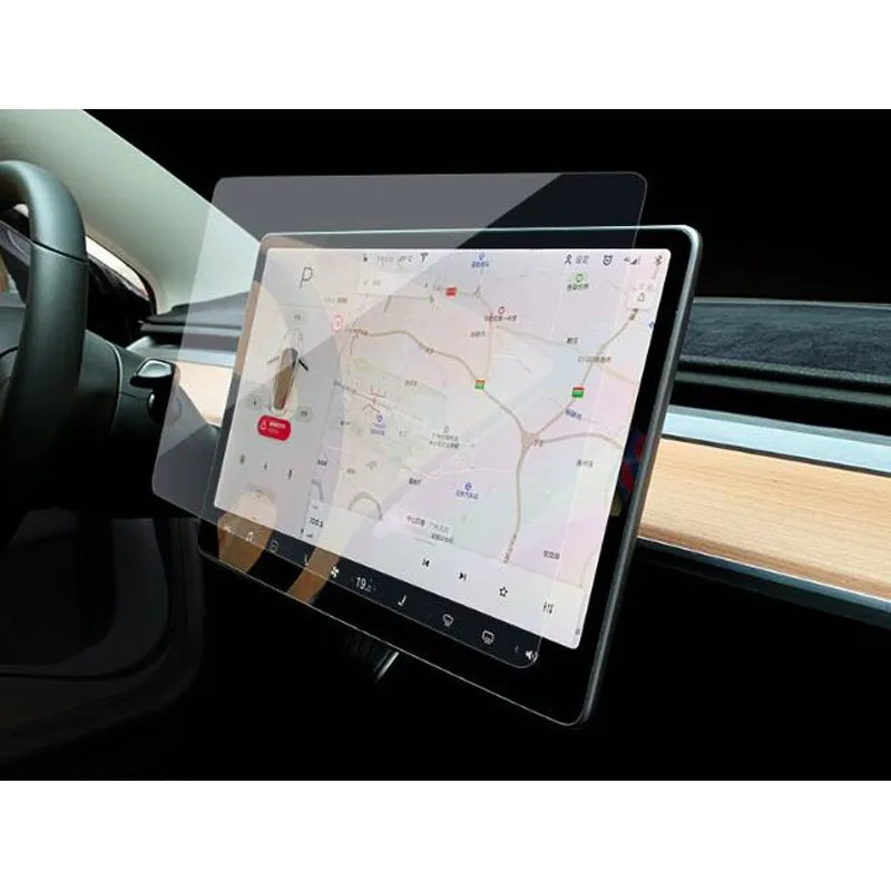 car navigator protector tempered glass screen protector for Tesla
