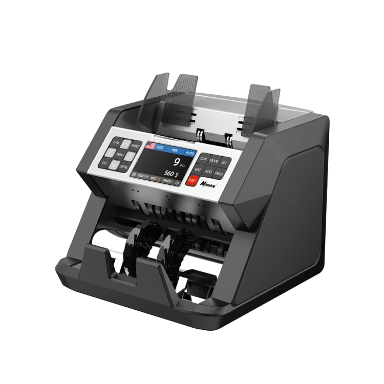 NX-900 USD EUR MXN GBP CAD IDR Top Loading CIS Banknote Sorter Mixed Denomination Bill Counter Currency Counting Machine