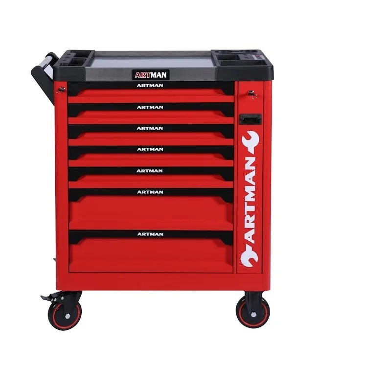 hot selling cheap drawer tools set box mechanic with professional tool set trolley cabinet