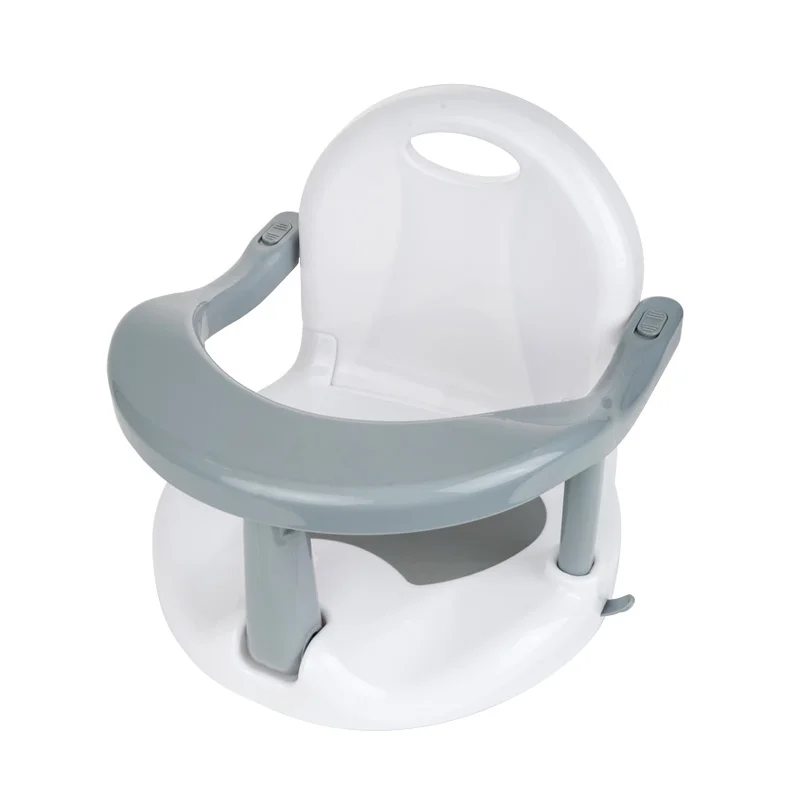 Manufacturer new product foldable  infant baby bath seat for tub with backrest support and suction cups
