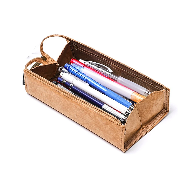 factory OEM middle East  high quality luxury water proof dupont tyvek Dubai pencil case pencil bag fashion stationery supplie