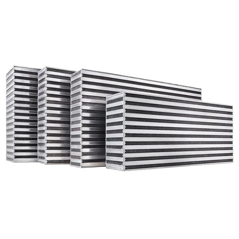 Cheap price aluminum oil cooler core racing car intercooler core tube fin to plate and fin core