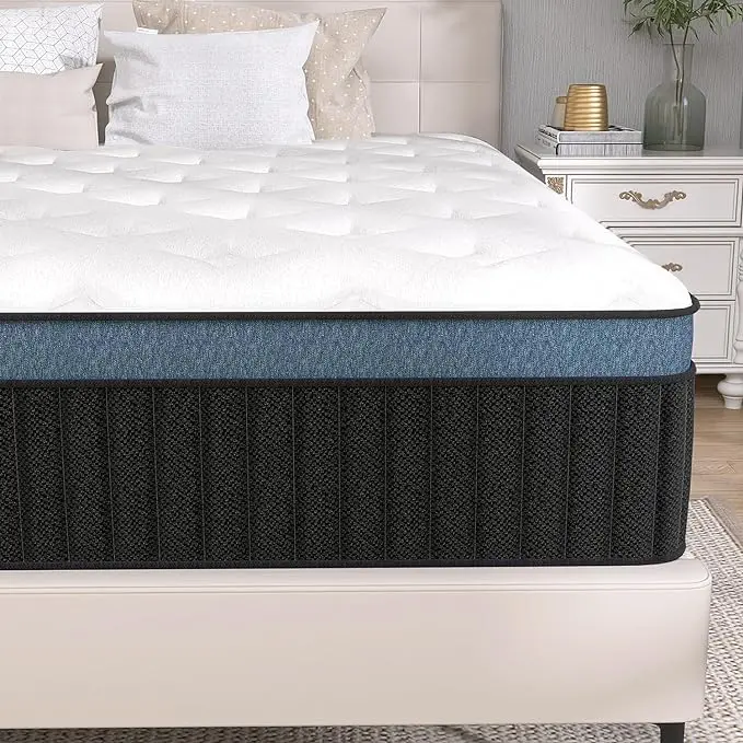 Full Size Mattress,12 inch Full Mattress in a Box,Motion Isolation with Individually Pocket Spring