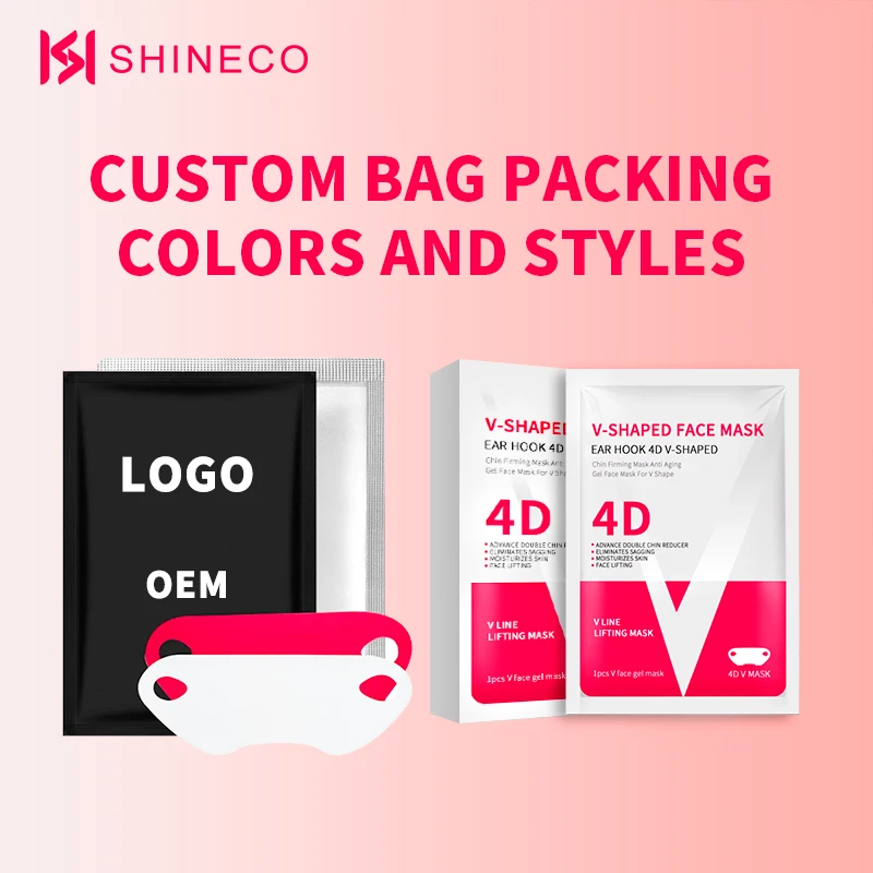 Double V Slimming Face Make Chin Firm Shape Line Lifting Lift Shaped Strap Shapeface Reducer Mask Slim Band Patch