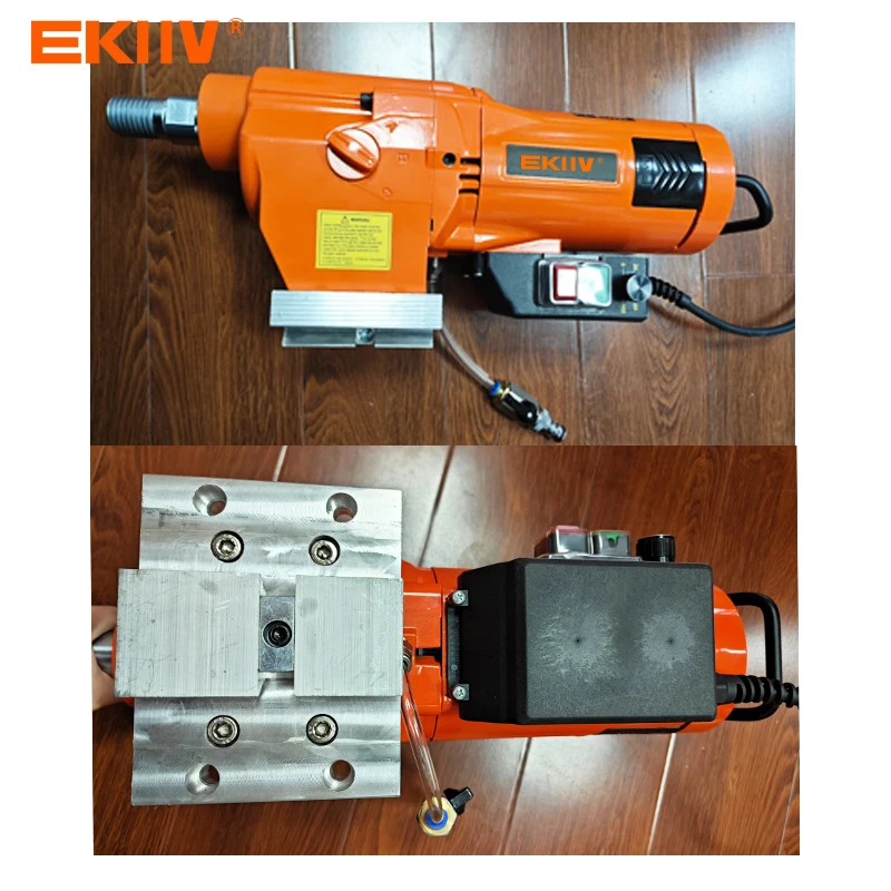 EKIIV OEM Reinforced Concrete Core Drill Machine 110/220V 50-60Hz 3 -Speed Gear Regulation Diamond Core Drill With Drill Stand