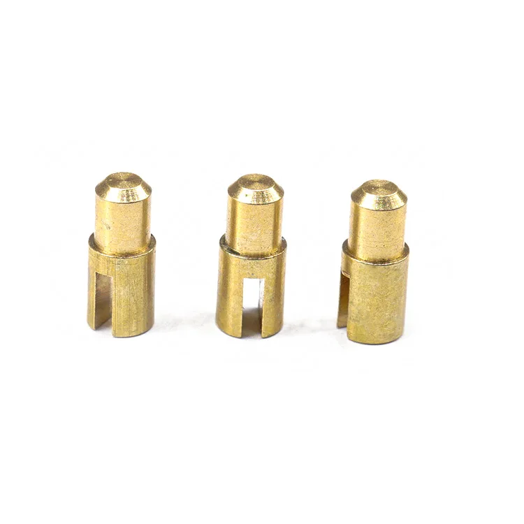 Custom Wholesale Precise Electronic Split Rivets Auto Lathe Parts Cone Head Brass Rivets