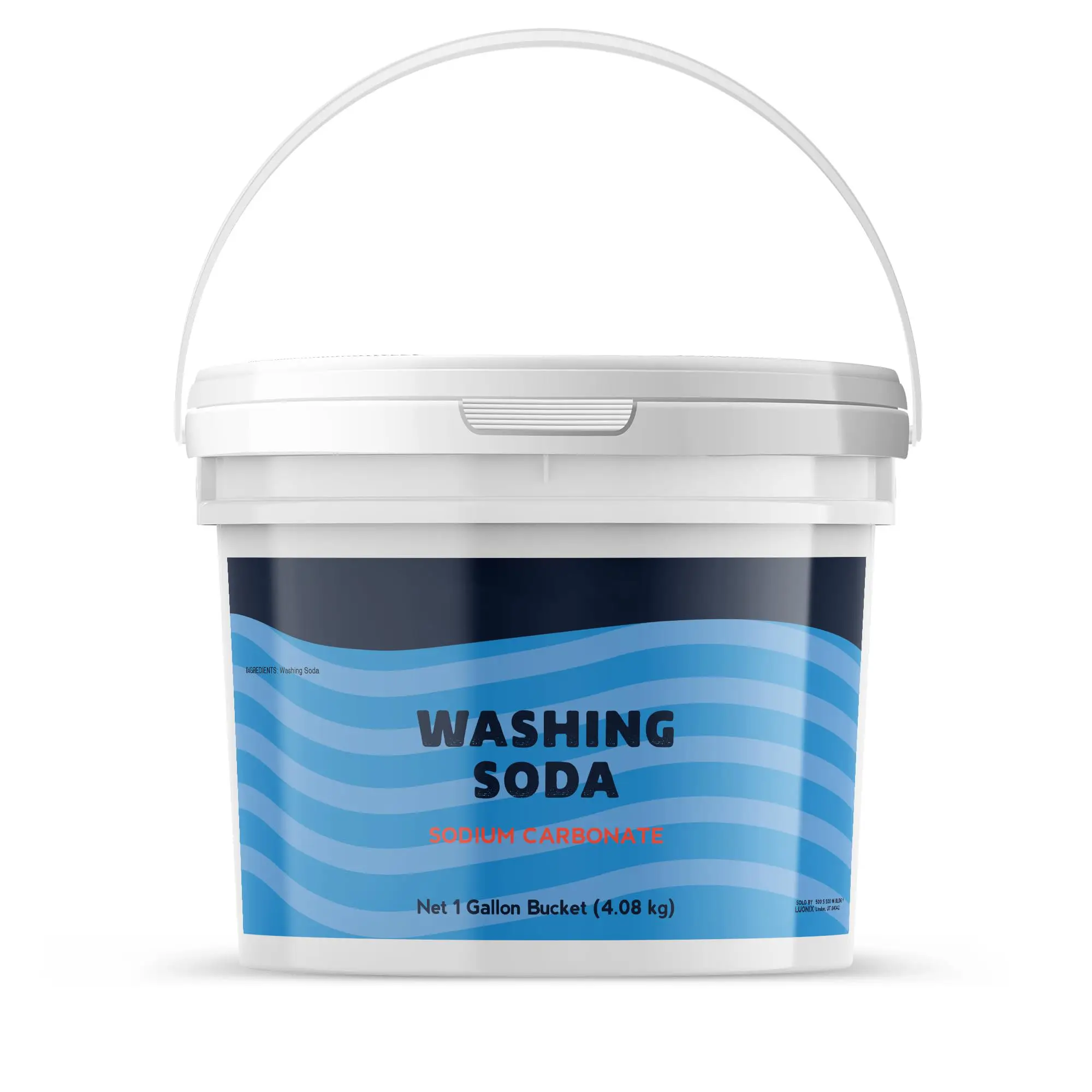 New Arrival Soda 1 Gallon Bucket Sodium Carbonate Soda Ash Laundry Additive Multipurpose Cleaner Washing Powder