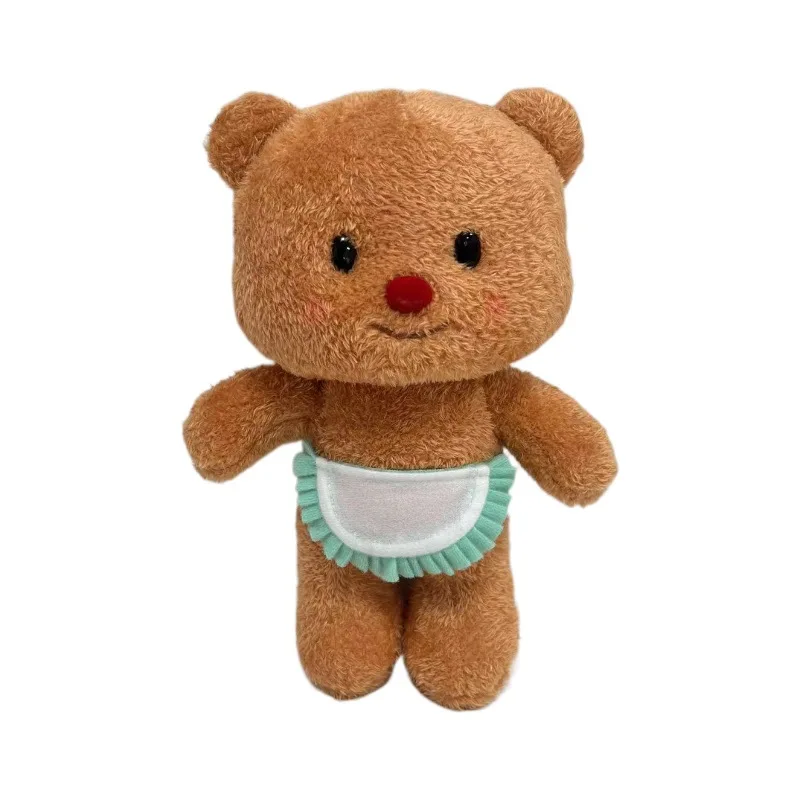 Butter Bear Apron Bear Cute Plush Toy Internet Celebrity Cute Bear Plush Toy Unisex Upgrade Model With Pp Cotton Filling