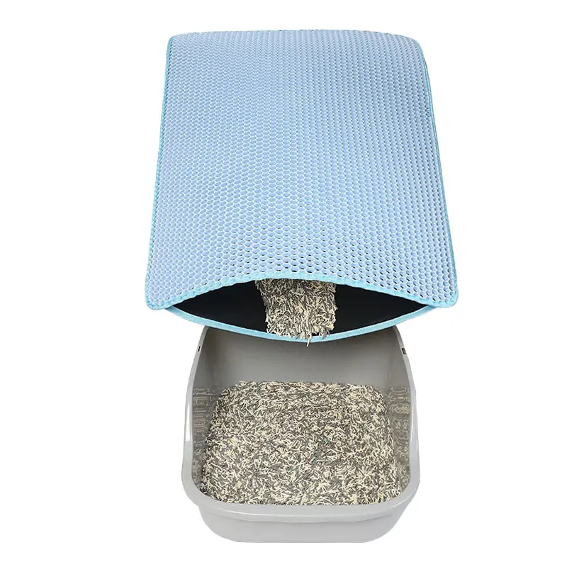 Wholesale New Design XLX Cat Litter Mat Waterproof EVA & PVC Rubbing Foot Pads