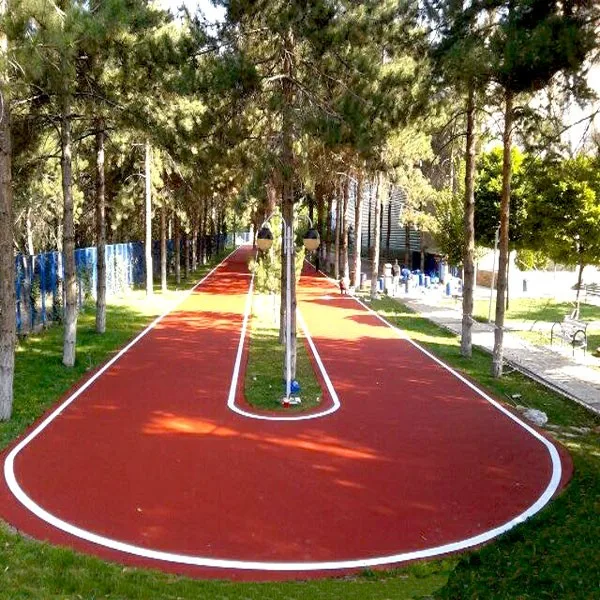 epdm color rubber granules floor surfacing for park rubber walking path jogging track FN-I-24040301