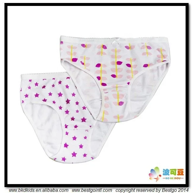 Custom Printing Child Panties  Low MOQ children underwear girls model