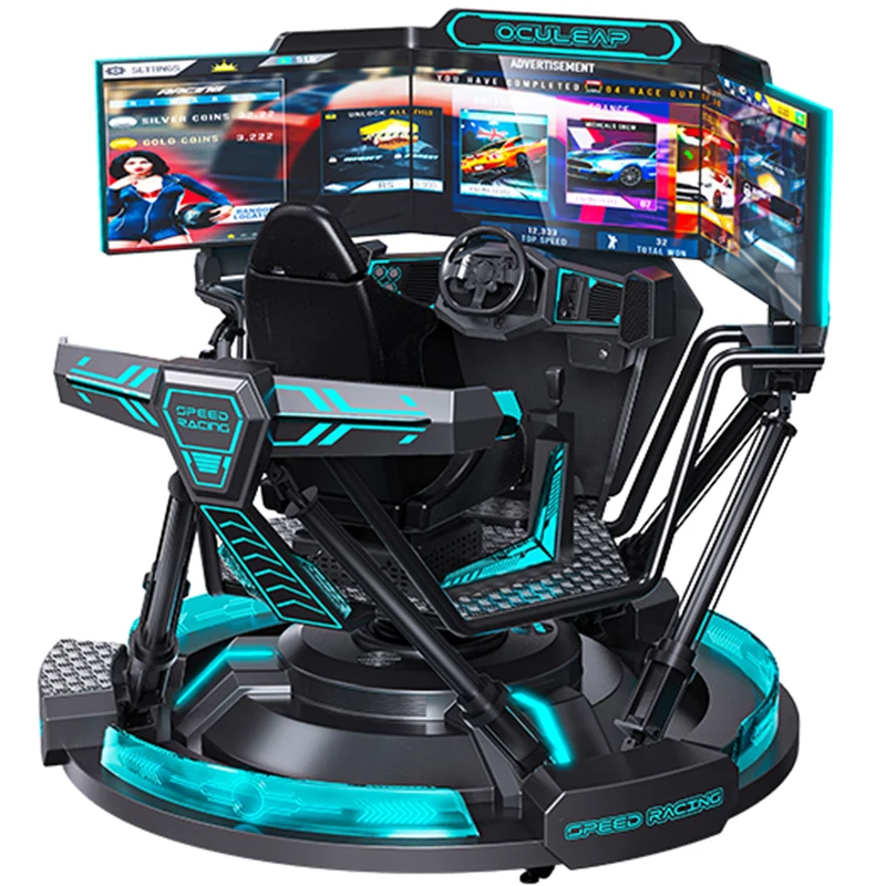 coin operated VR car racing simulator dynamic F1 racing seat race simulator arcade racing game machine for one player